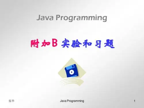 Java语言程序设计appB