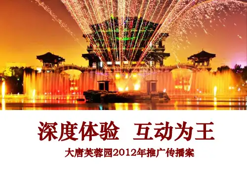 2012年西安大唐芙蓉园推广传播案