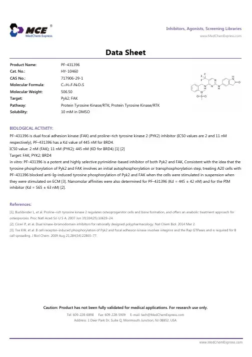 PF-431396_DataSheet_MedChemExpress