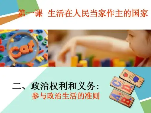 政治的权利和义务：参与政治生活的准则