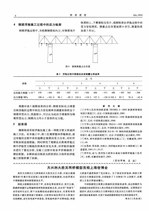 天兴洲大胜关两桥模型亮相上海世博会
