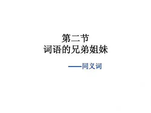 同义词