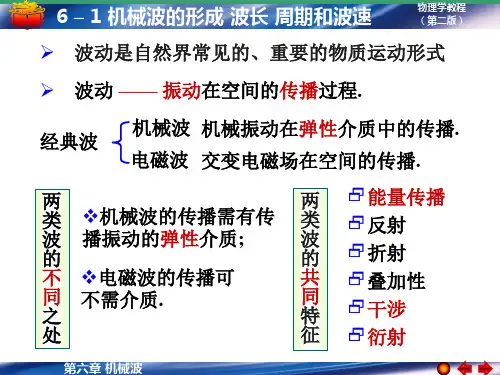 第六章_机械波的形成_波长_周期和波速_全部