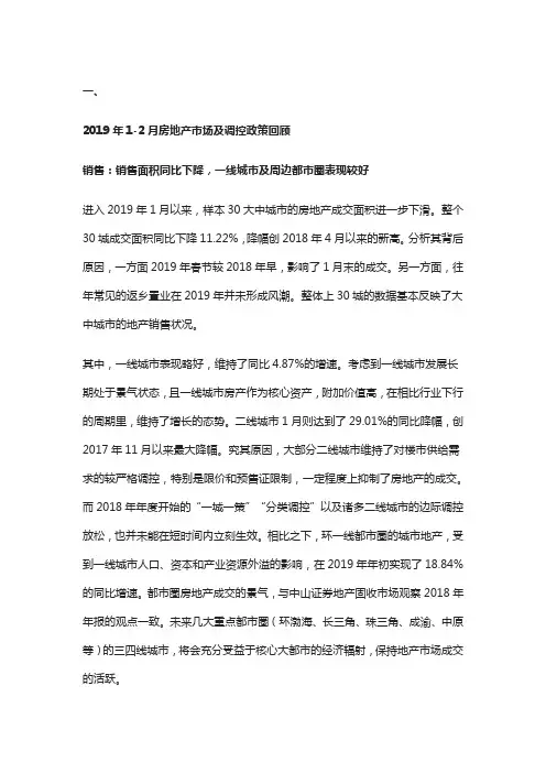 2019年中国房地产最新趋势分析