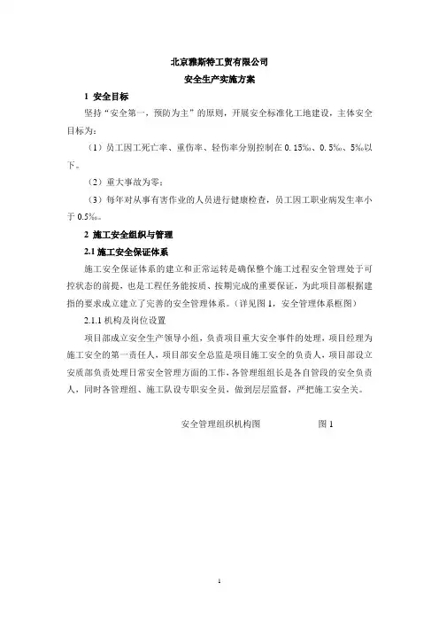 安全生产实施方案