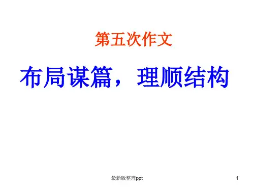 议论文的框架结构ppt课件