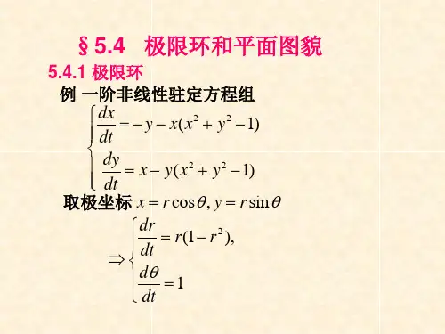 微分方程第5章.4 极限环