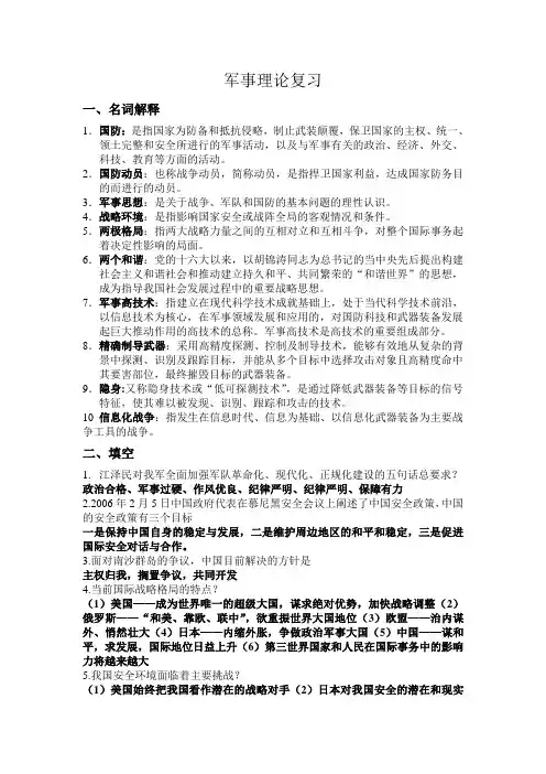 军事理论