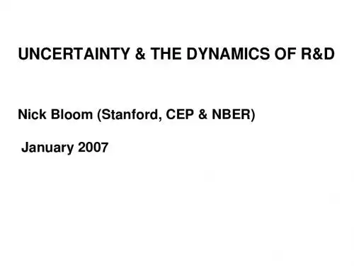 UNCERTAINTY