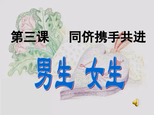 男生女生公开课