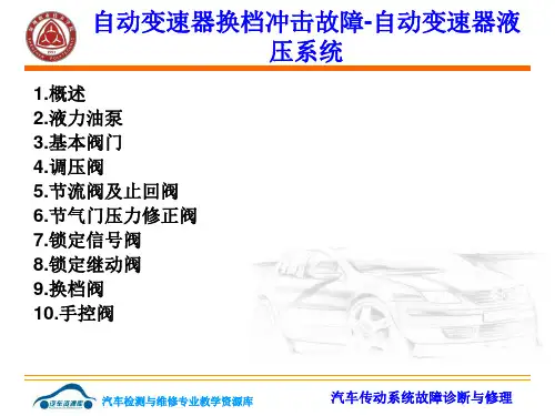 自动变速器液压系统.