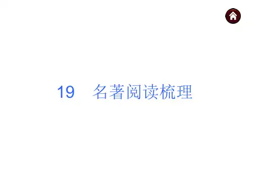 【最新整理版】人教版语文九年级上册名著阅读梳理专题复习课件