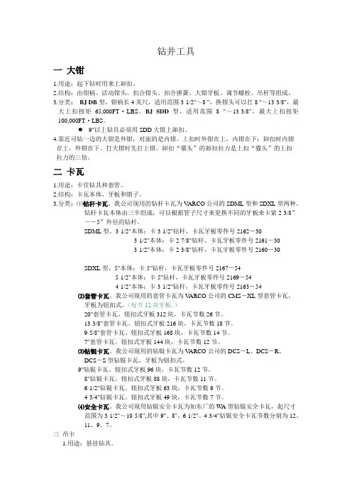 钻井工具1
