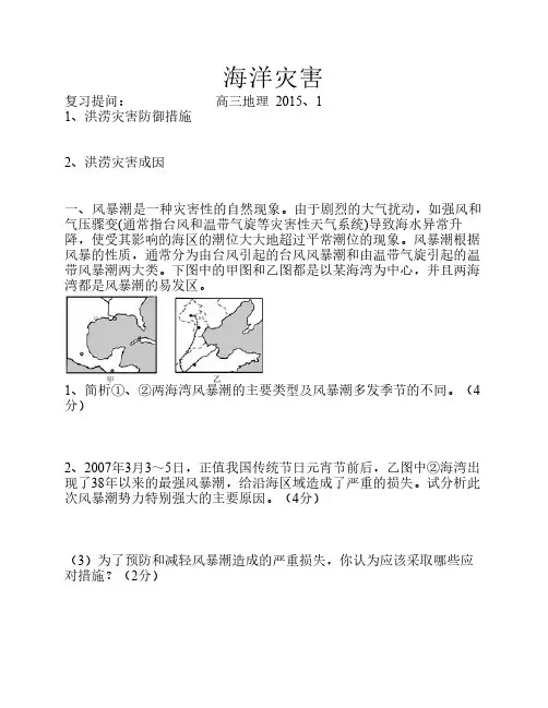 海洋灾害