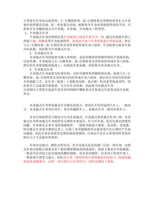 客车车架