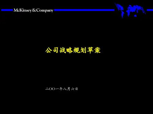 公司战略规划管理流程