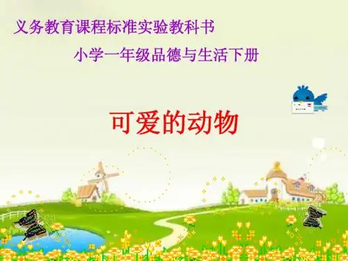 可爱的动物