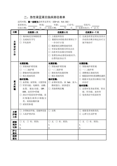 急性肾盂肾炎 3