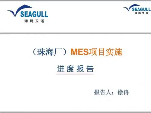 珠海MES运行总结
