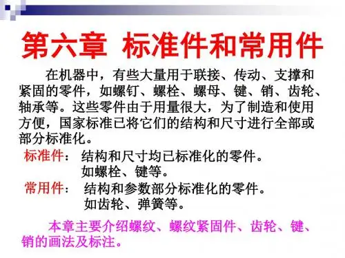 第六章标准件和常用件