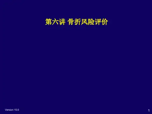 第六章 骨折风险评价课件