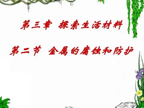 3.2金属的腐蚀和防护
