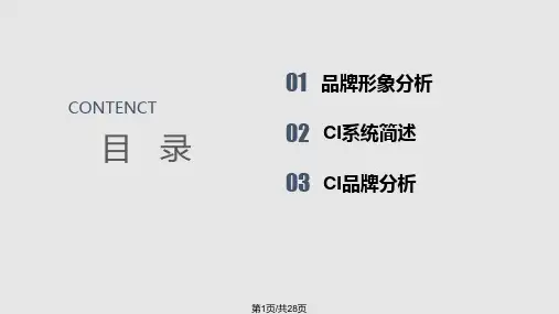 品牌形象设计PPT课件
