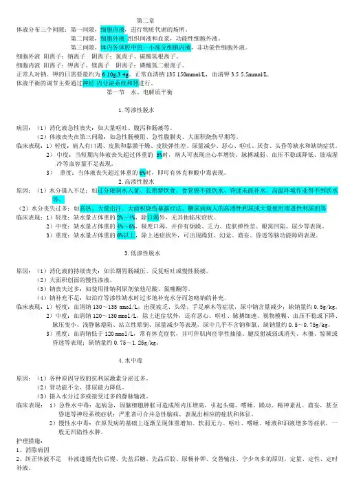 外科护理学总结