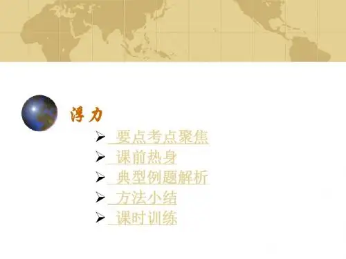 中考物理复习浮力