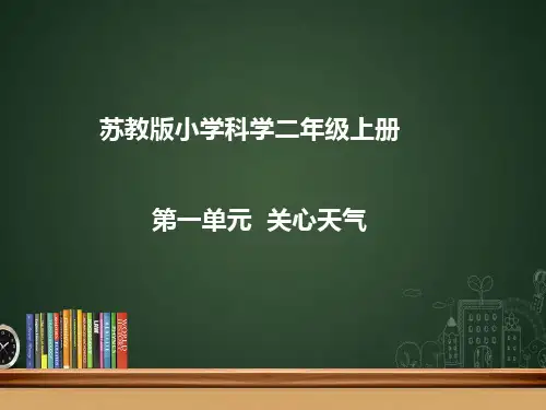 最新苏教版小学科学二年级上册全册课件