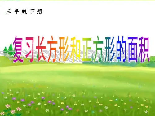 长方形正方形的面积