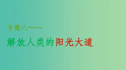 高中历史 专题八 第3课 俄国十月社会主义革命课件 人民版必修1