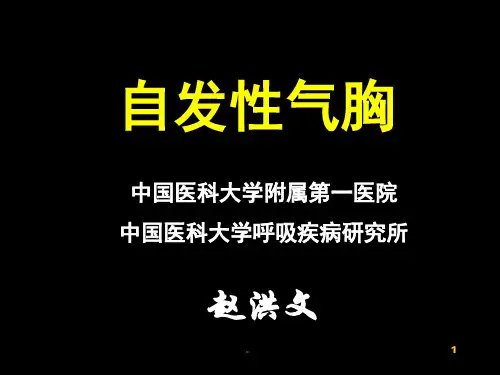 新版自发性气胸-医学课件.ppt