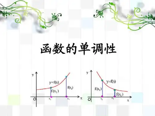 《函数的单调性》说课PPT