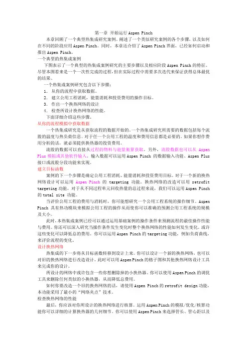 Aspen 模拟软件使用指南