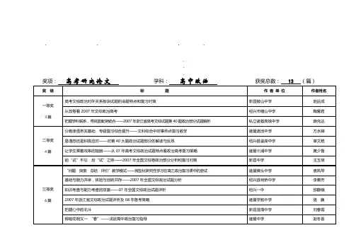 高考研究高考研究论文