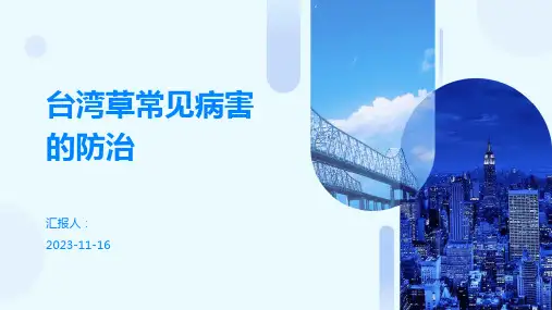台湾草常见病害的防治
