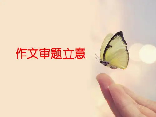 2016作文审题立意