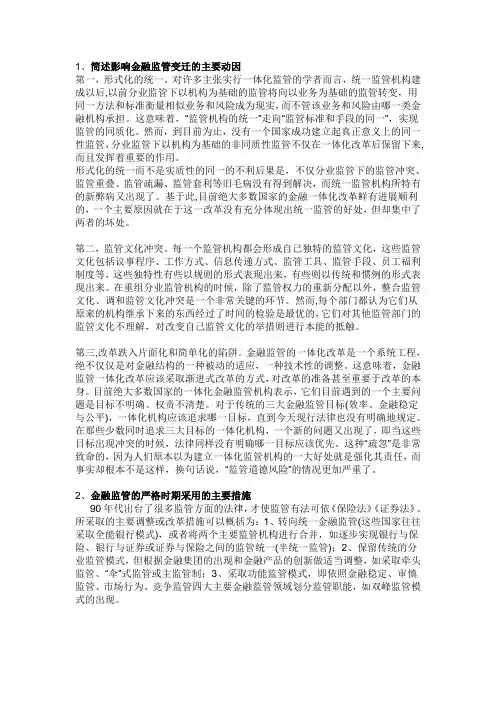 金融监管 2