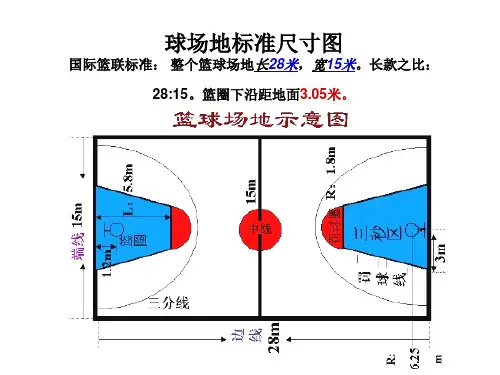 球场地标准尺寸图