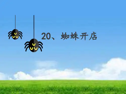 20.蜘蛛开店--PPT