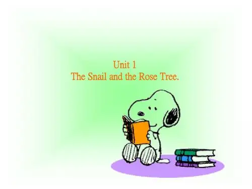 英语：Unit-1-《The-Snail-and-the-Rose-Tree》复习课件(1)(北京课改版八年级下)