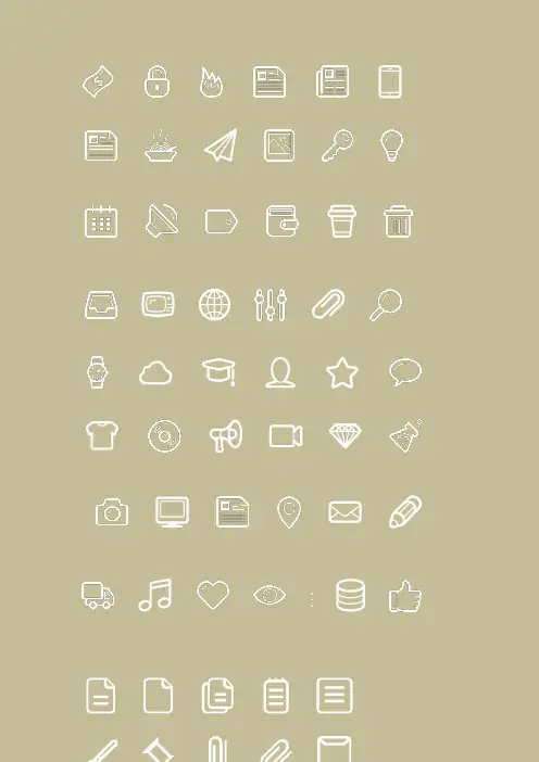【精品】制作简历400多个精美实用小图标.doc