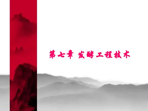 生物技术制药第七讲 发酵工程技术