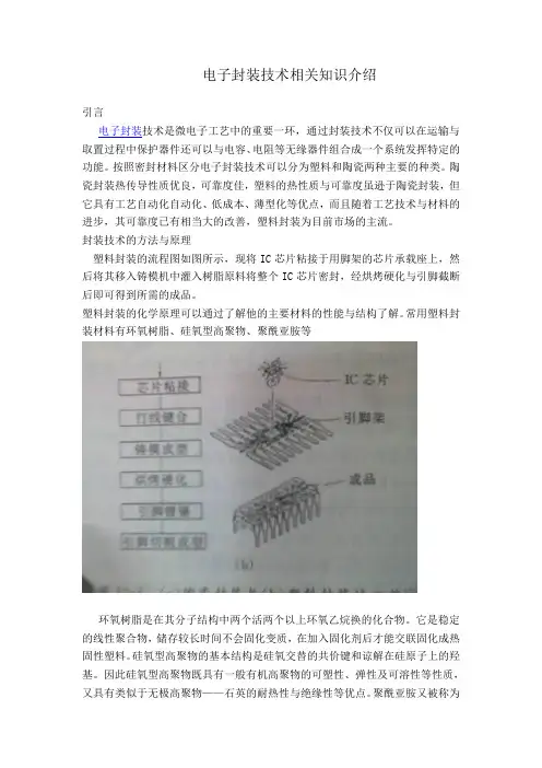 电子封装技术相关知识介绍
