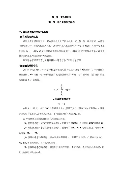 蛋白质化学 2