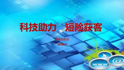 保险公司培训 10-四级机构短险推动材料-机构插秧 共74页