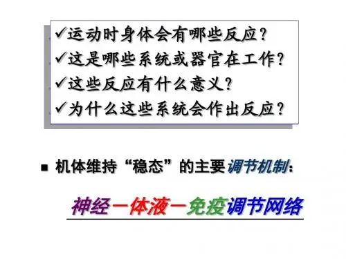 2.1《通过神经系统的调节》课件(新人教版必修3)
