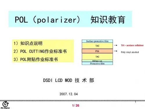 最新版--偏光片教育材料_能源化工_工程科技_专业资料.