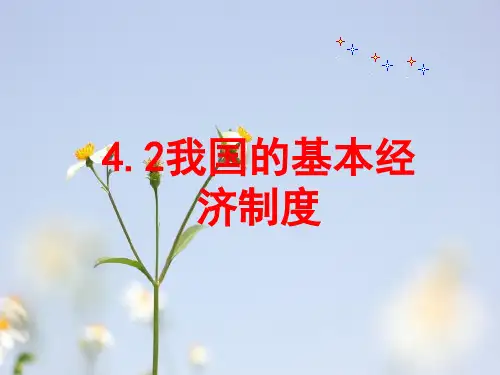 我国的基本经济制度PPT教学课件
